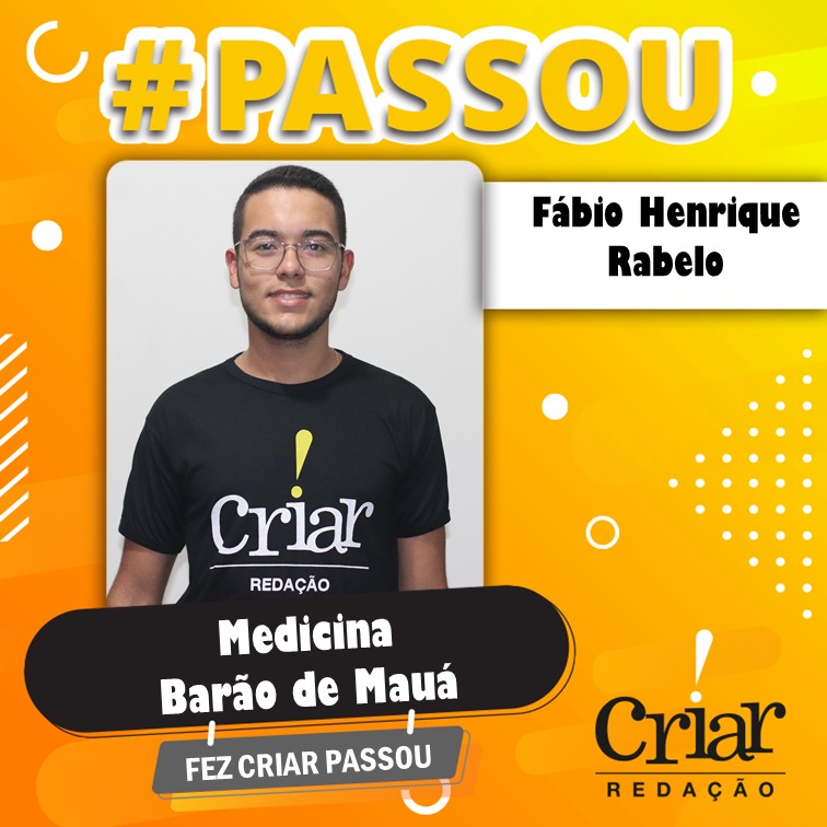 Aprovado Criar Redação