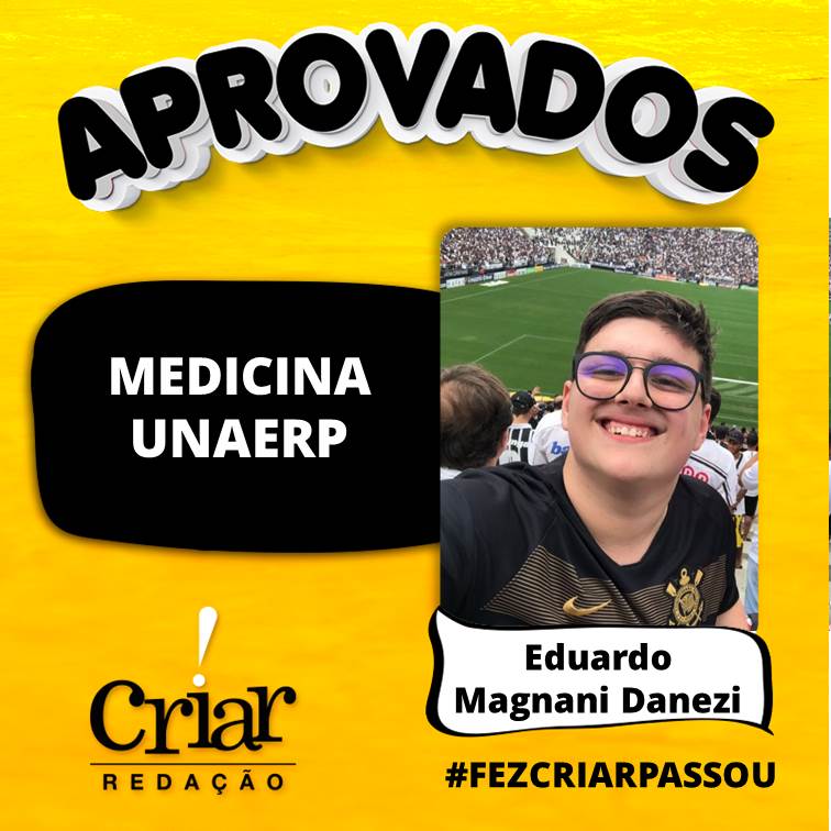 Aprovado Criar Redação