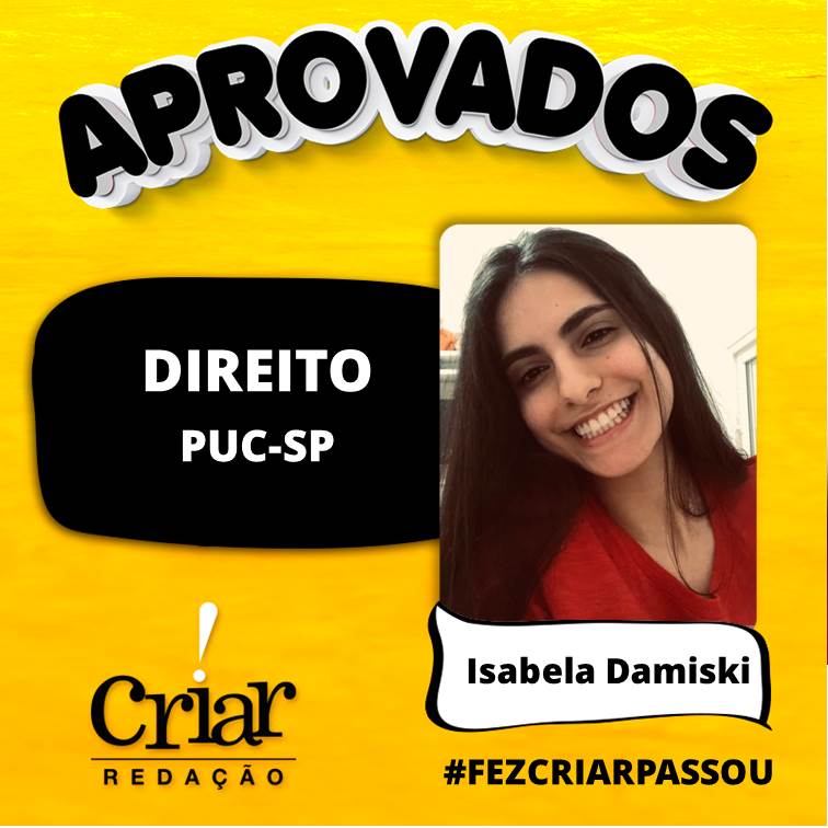 Aprovado Criar Redação
