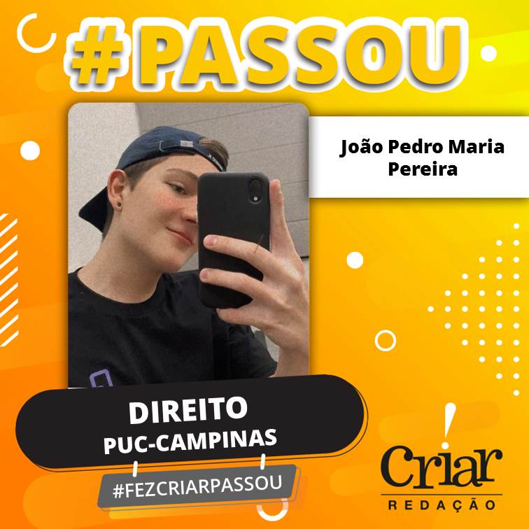 Aprovado Criar Redação