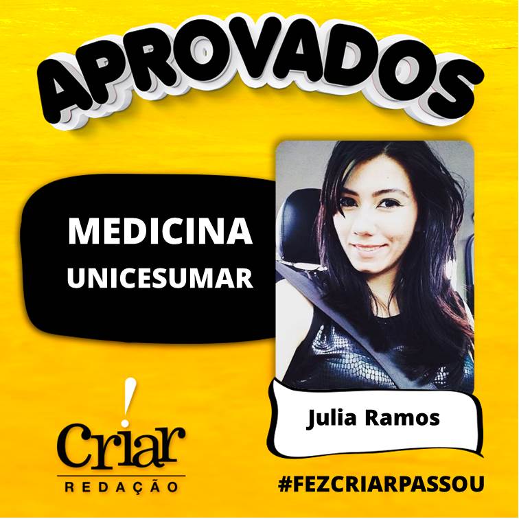 Aprovado Criar Redação