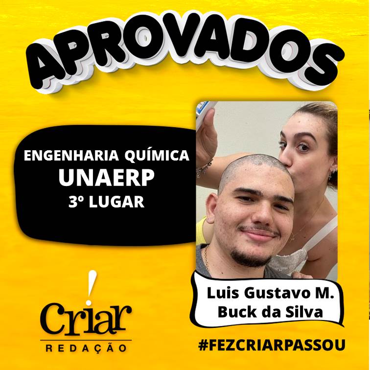 Aprovado Criar Redação