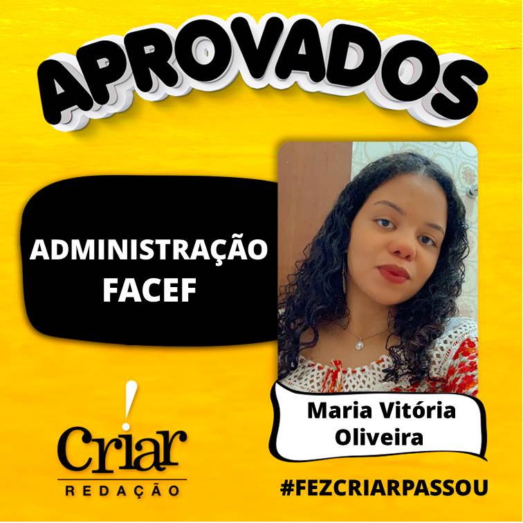 Aprovado Criar Redação