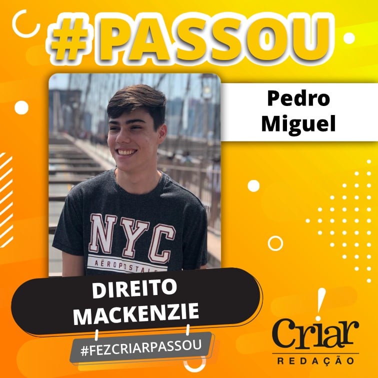 Aprovado Criar Redação