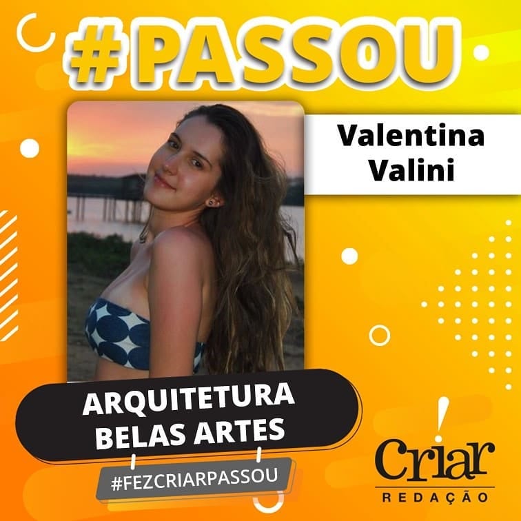 Aprovado Criar Redação