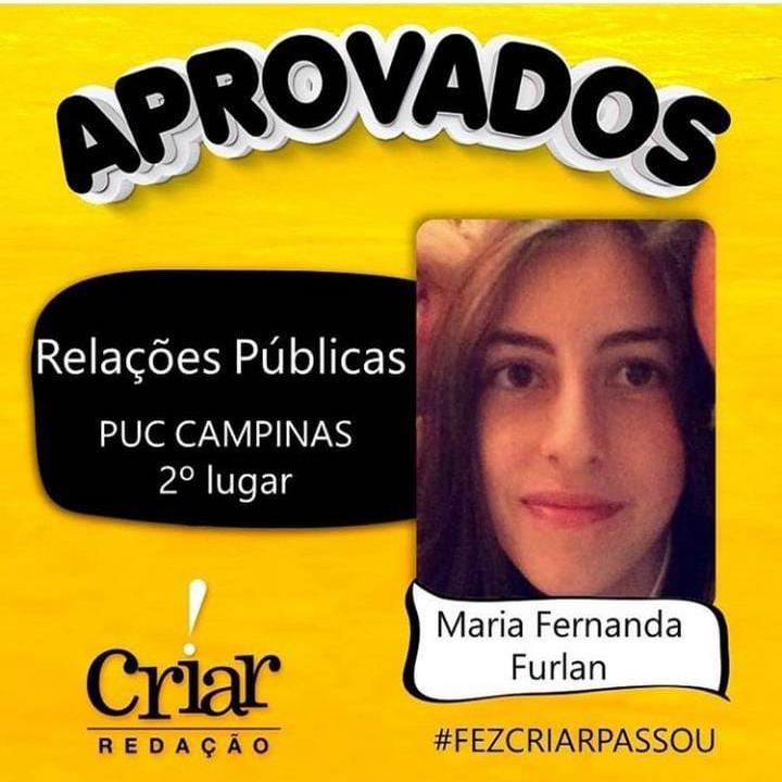 Aprovado Criar Redação