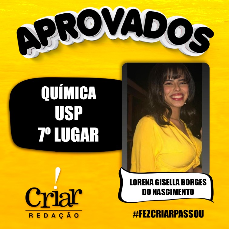 Aprovado Criar Redação