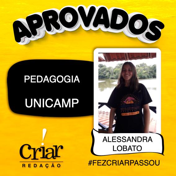 Aprovado Criar Redação