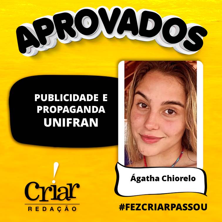 Aprovado Criar Redação