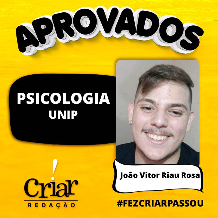 Aprovado Criar Redação