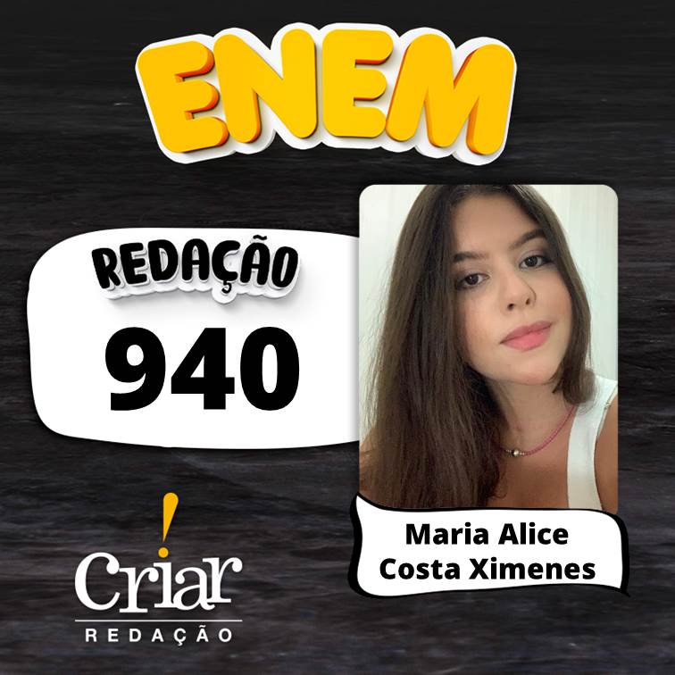 Aprovado Criar Redação
