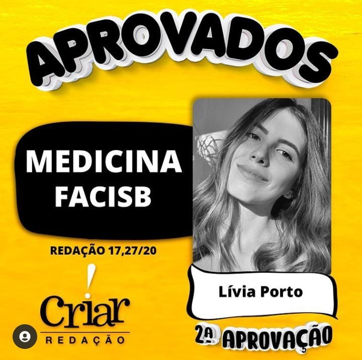 Aprovado Criar Redação