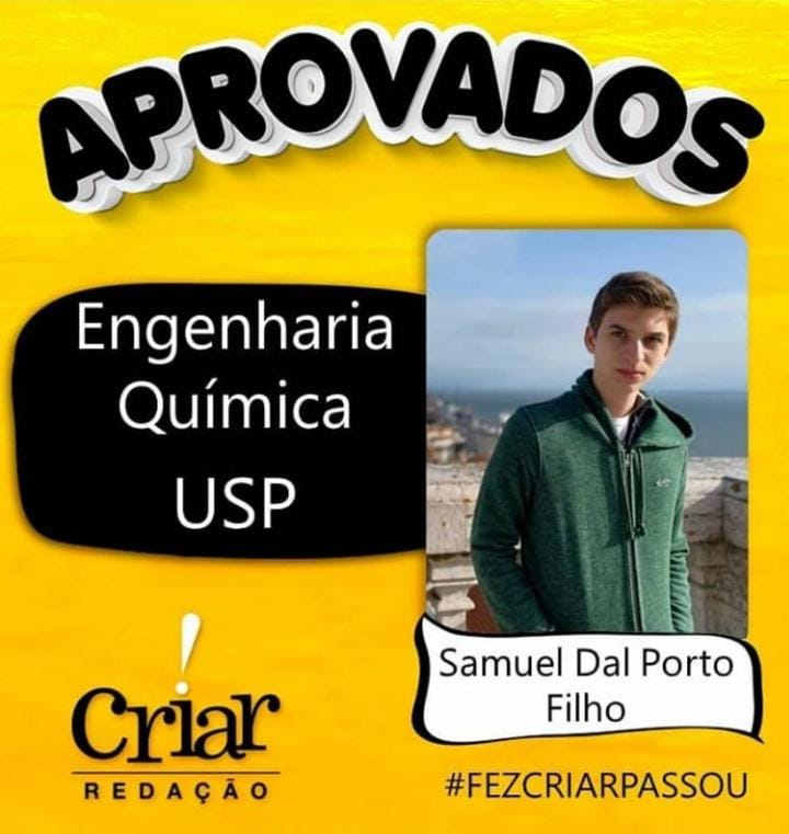 Aprovado Criar Redação