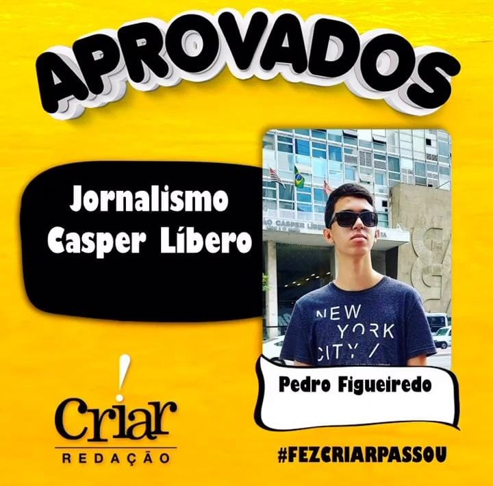 Aprovado Criar Redação