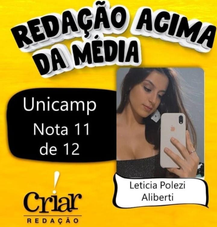 Aprovado Criar Redação