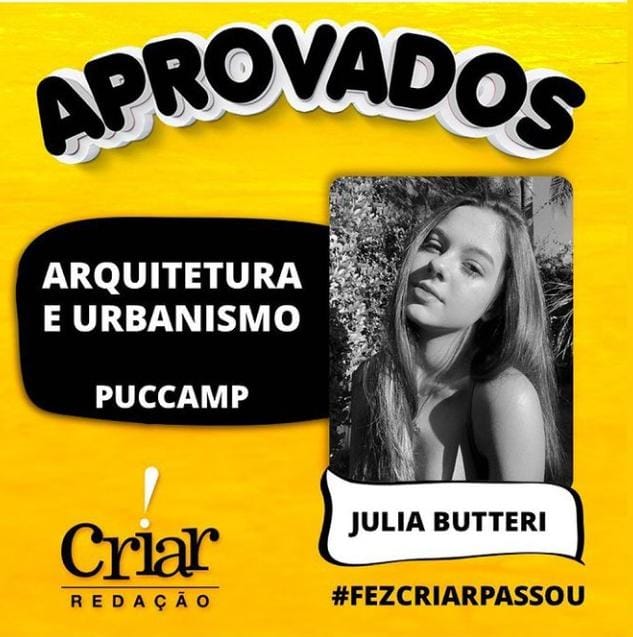 Aprovado Criar Redação